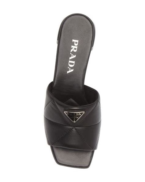 prada platform slide sandal|Prada diagram platform sandal.